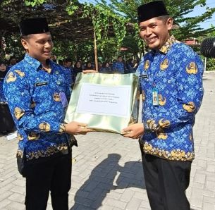 PENGHARGAAN KELURAHAN MAOSPATI MENDAPATKAN NOMINASI PENILAIAN KINERJAAN TERBAIK TRIBULAN II TAHUN 2024 TINGKAT KECAMATAN MAOSPATI