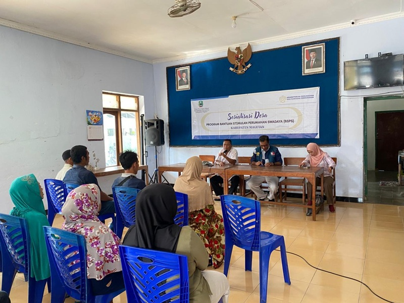 TINGKATKAN KUALITAS HUNIAN, 12 WARGA DESA SETREN DIUSULKAN TERIMA BANTUAN BEDAH RUMAH PROGRAM BSPS